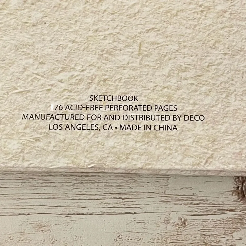 New Paris Eiffel Tower Sand Color sketchbook 76 acid free perforated pages